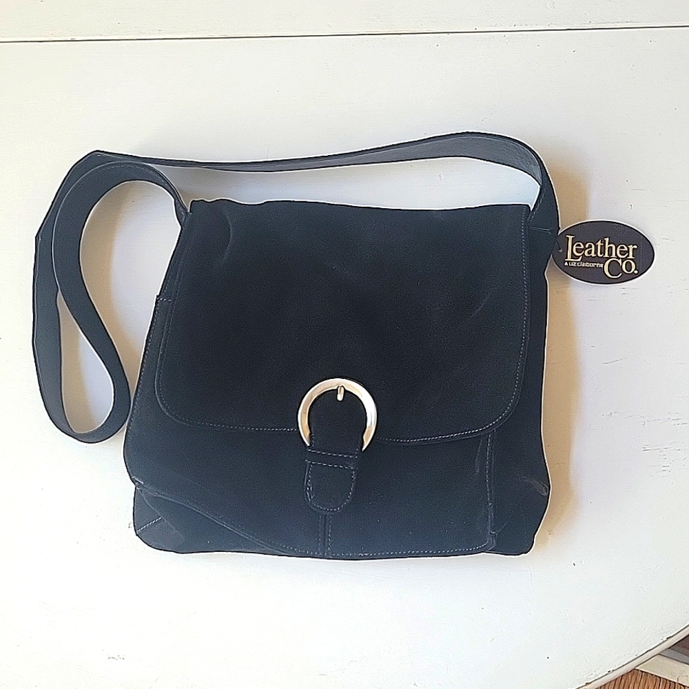 Leather and Co. Liz Claiborne Suede Handbag